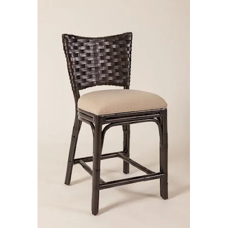 Dining Side Chair with Woven Back